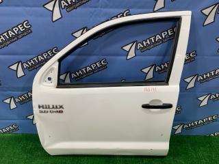 Дверь Toyota Hilux KUN25 KUN26 GGN25 1GRFE 2005 передняя левая (б/у)